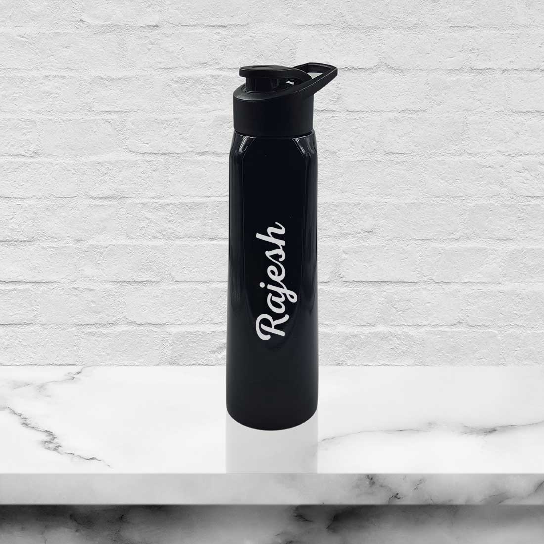 Engraved Custom Water Bottle Stainless Steel With Name for School Collage  750 M