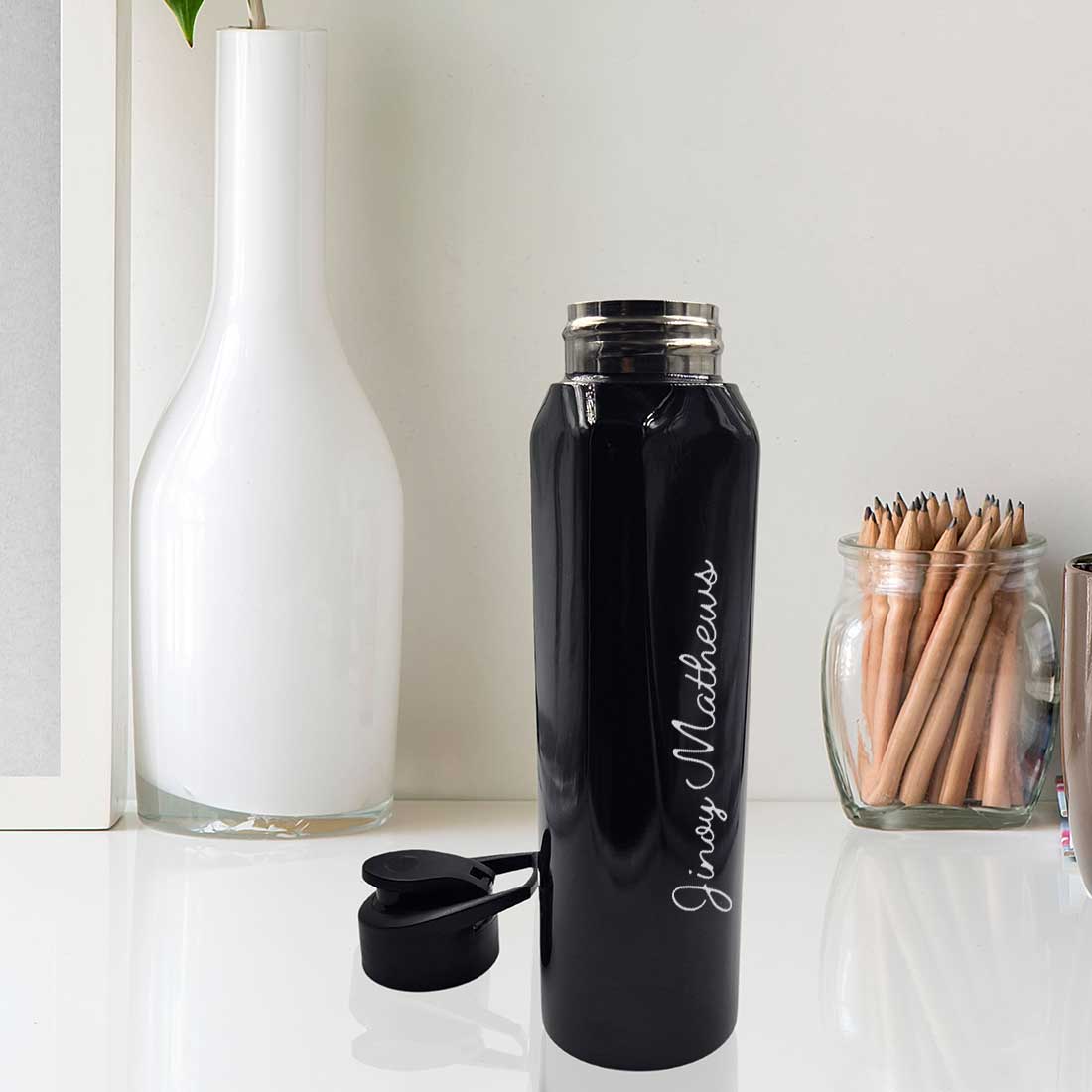 Personalized Laser Engraved Water Bottles for Drinking Use 750 ML