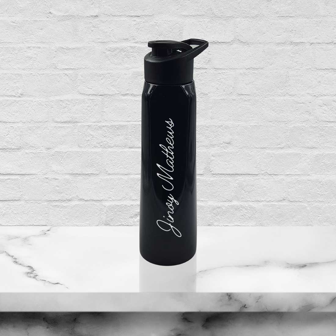 Personalized Laser Engraved Water Bottles for Drinking Use 750 ML