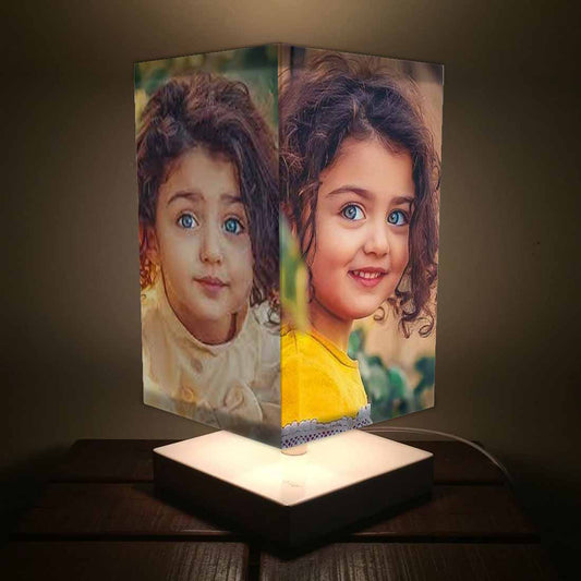 Personalized Photo Table Lamp Bedside Night Light - Add Your Images Nutcase