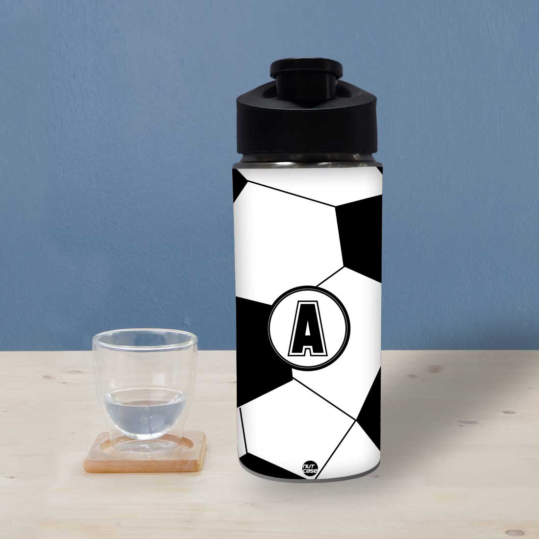 Customized Sports Sipper Bottle For Kids - Football Nutcase
