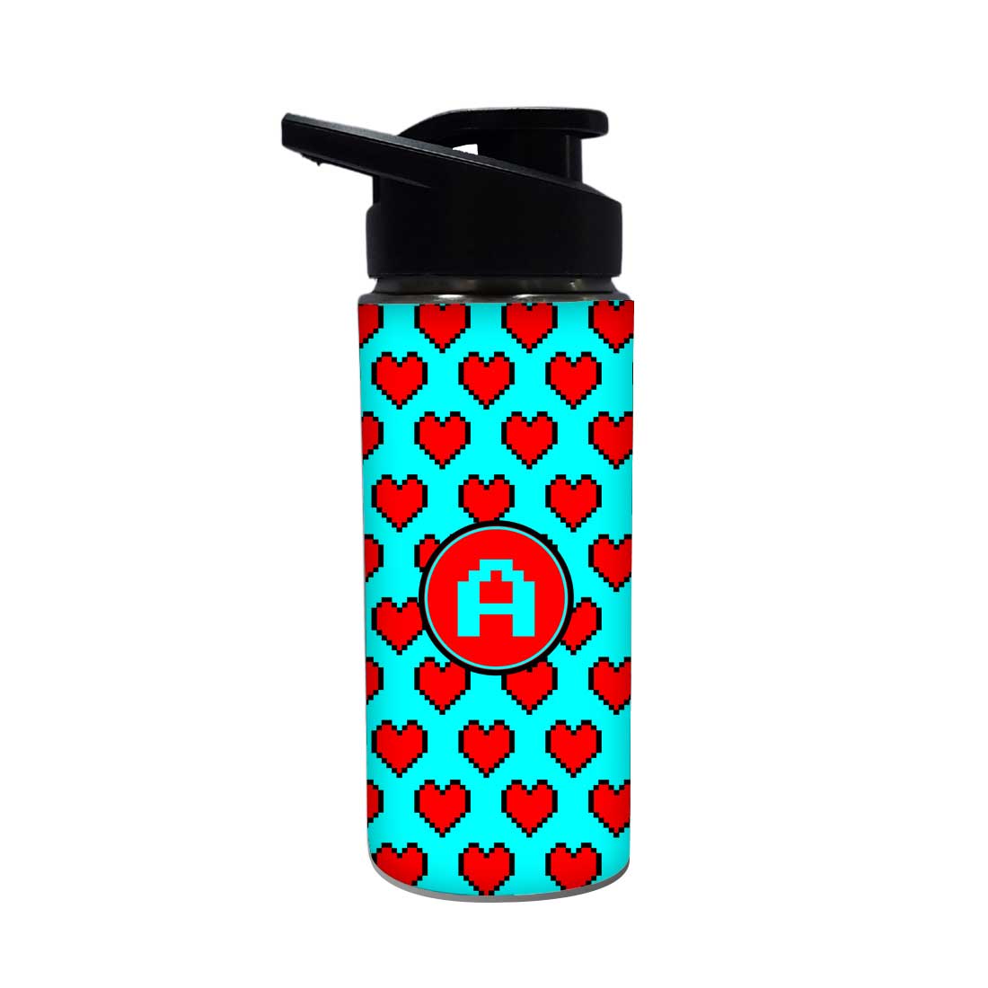 Personalized Bottle With Name - Red Heart Nutcase