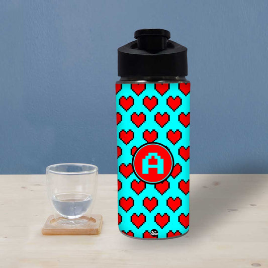 Personalized Bottle With Name - Red Heart Nutcase