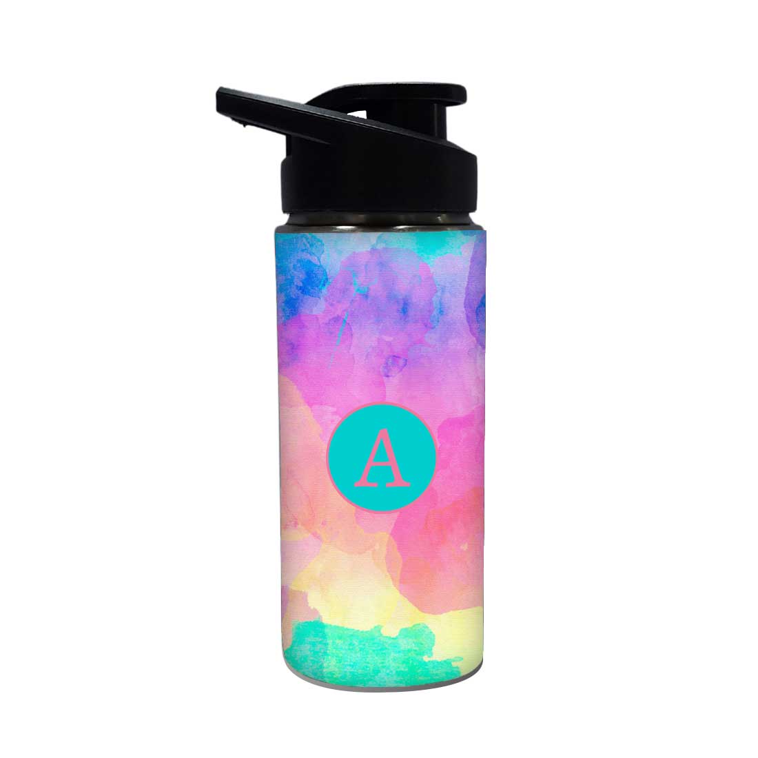Personalised Bottle With Name - Watercolor Nutcase