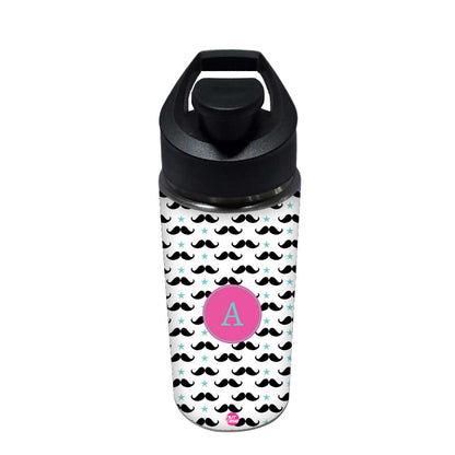 Custom Bottle For Kids - Mustache Nutcase