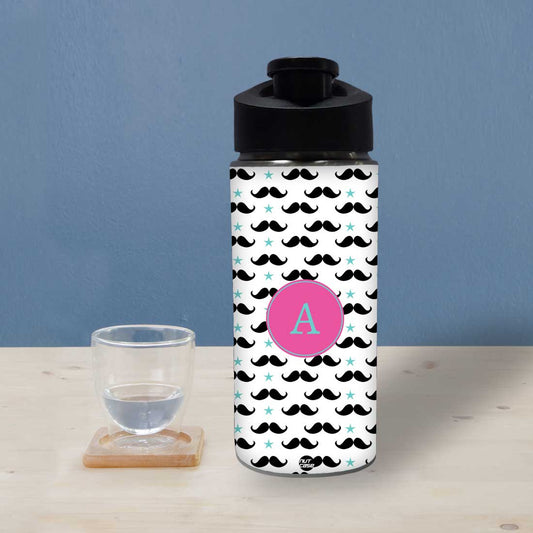 Custom Bottle For Kids - Mustache Nutcase