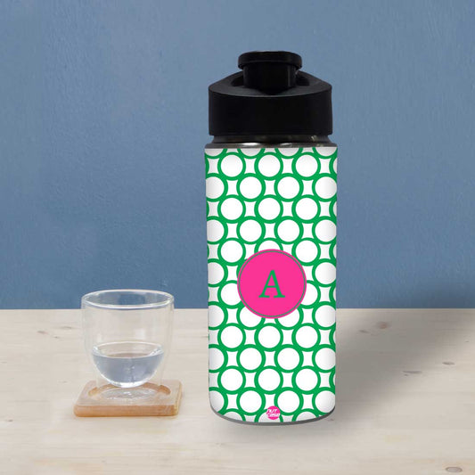 Personalized Bottle With Name - Green Circle Nutcase