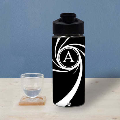 Personalized Bottle Cool Sipper - Black and White Nutcase