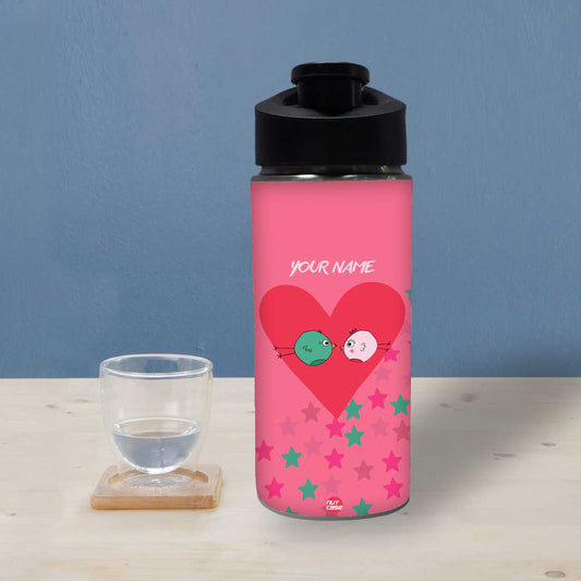 Personalized Bottle With Name - Cute Bird Nutcase