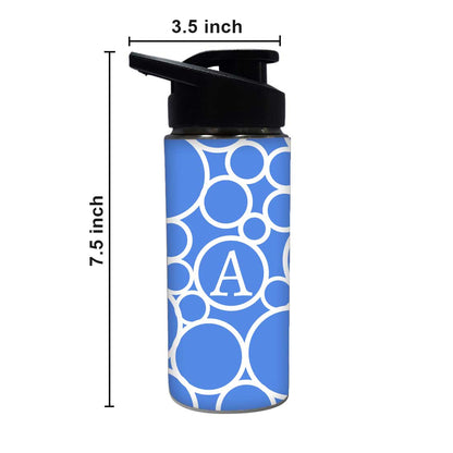 Personalized Bottle With Name - White Circle Nutcase
