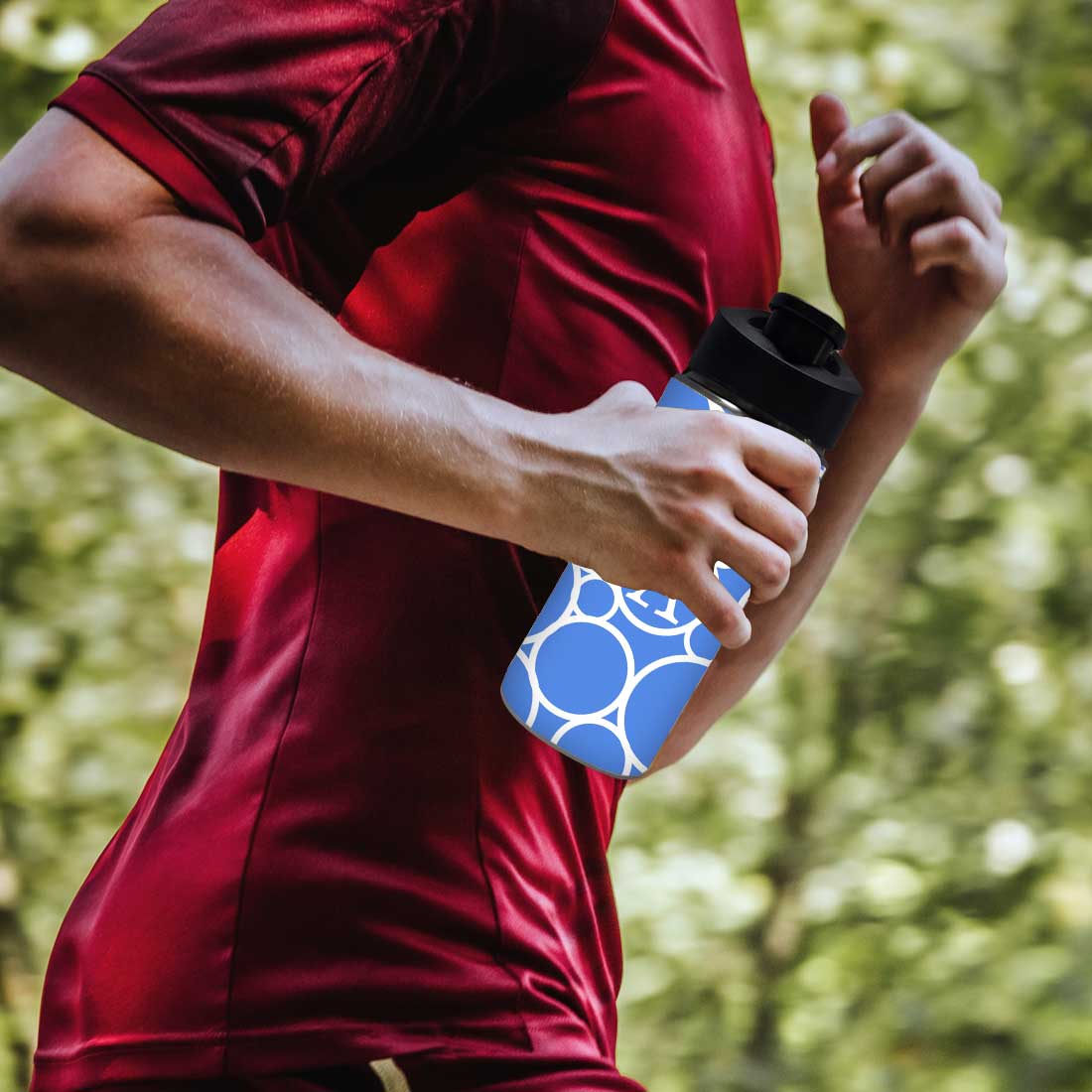 Personalized Bottle With Name - White Circle Nutcase