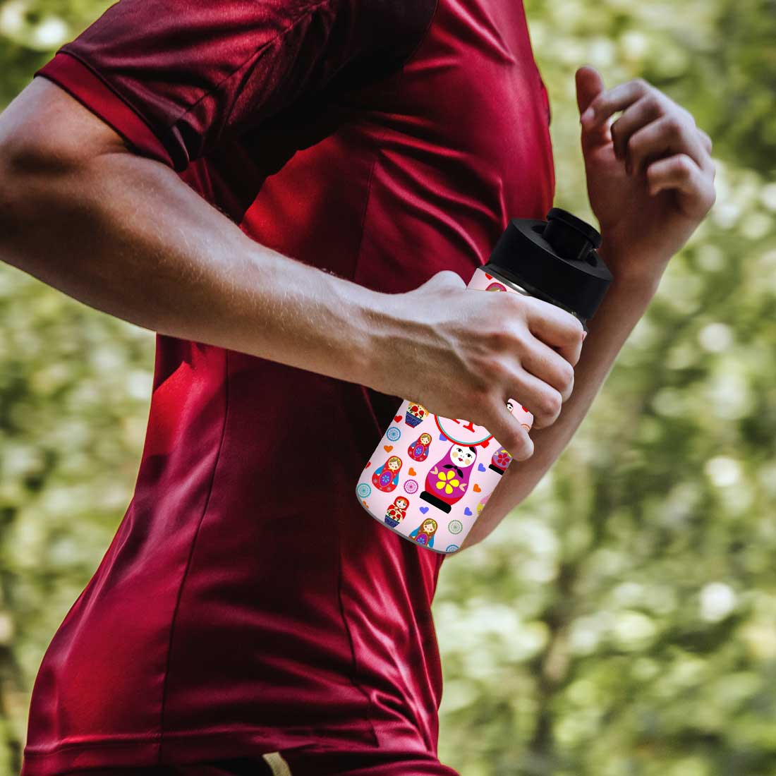 Personalized Sipper Bottle With Name - Beautiful Dolls Nutcase