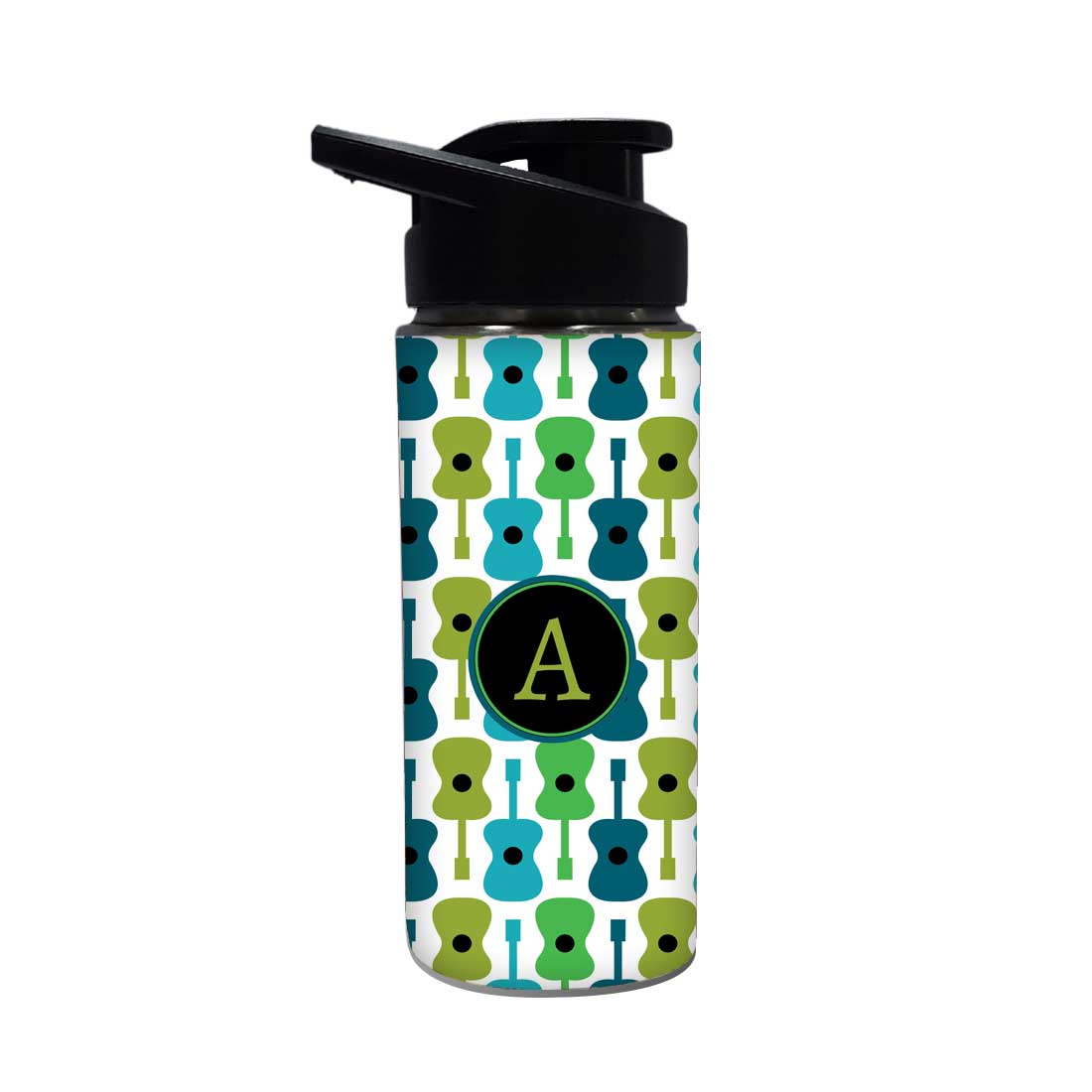 Personalized Bottle With Name - Guitar Nutcase