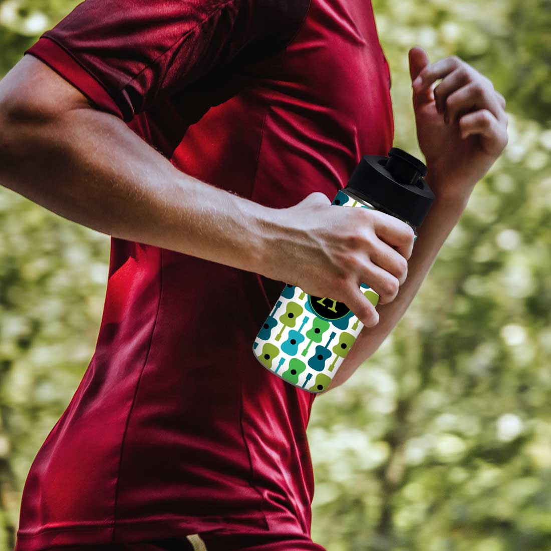 Personalized Bottle With Name - Guitar Nutcase