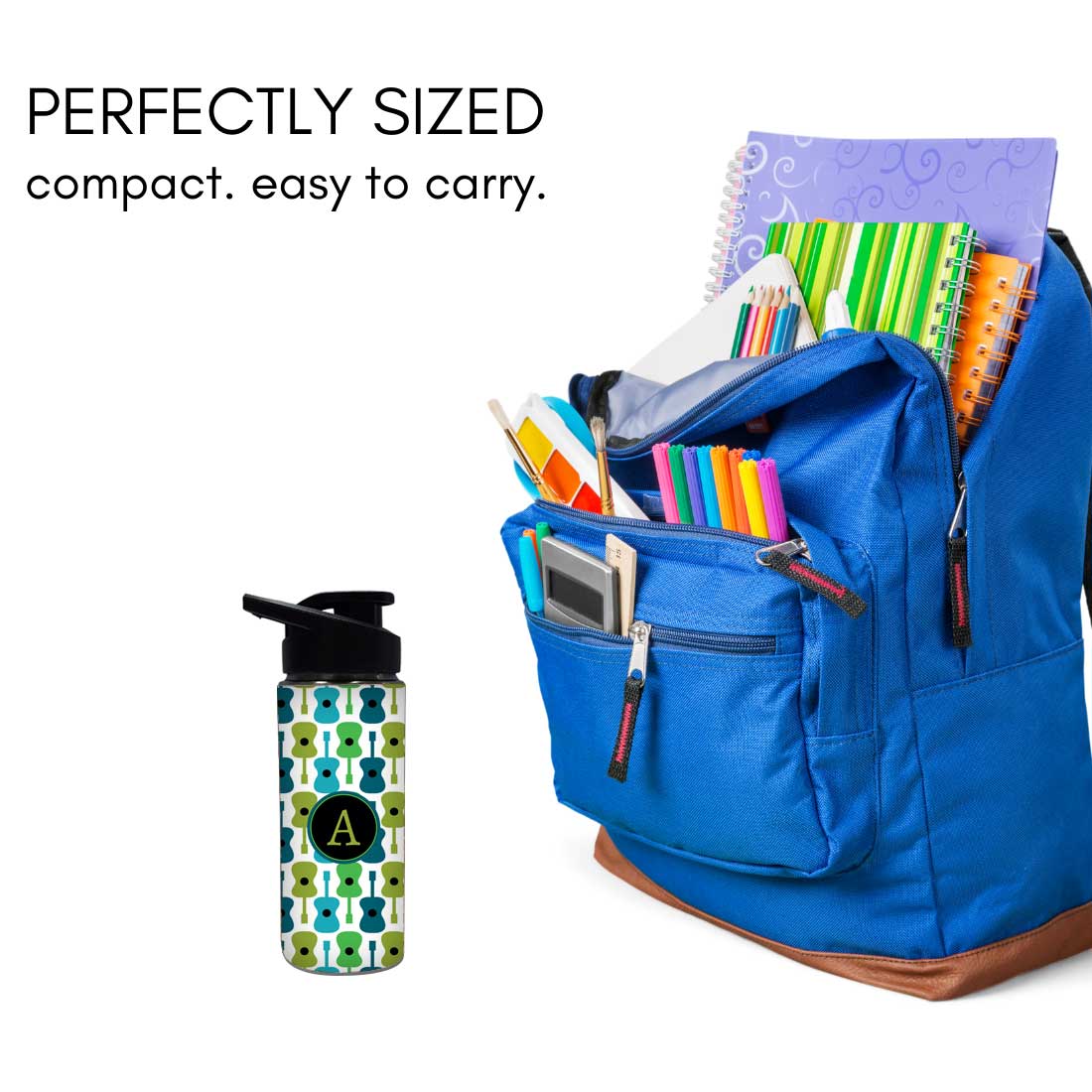 Personalized Bottle With Name - Guitar Nutcase