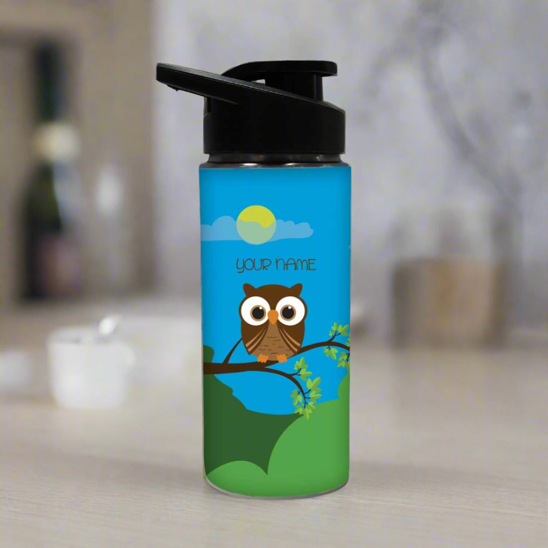 Customized Bottle With Name- Night Owl Nutcase