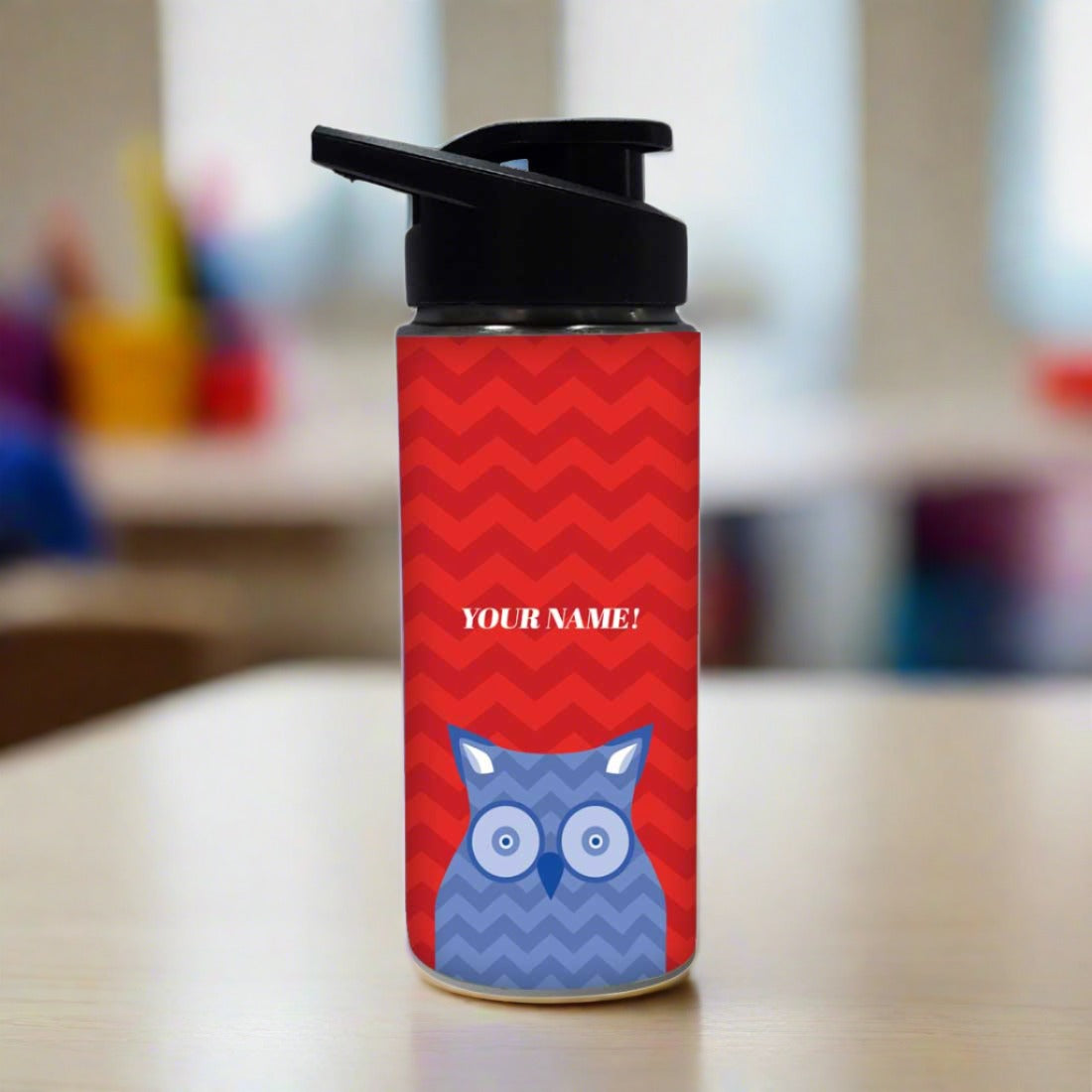 Personalized Bottle With Name - Owlsome Nutcase