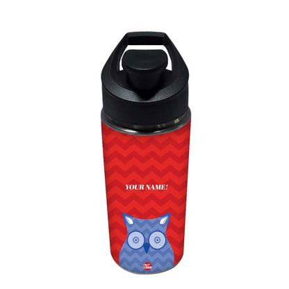 Personalized Bottle With Name - Owlsome Nutcase