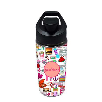 Personalized Bottle With Name - Chill Nutcase