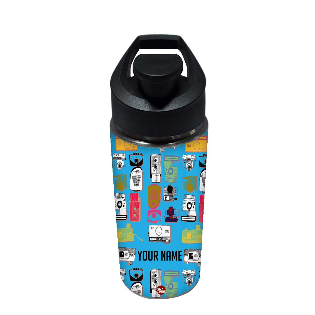 Personalized Bottle With Name - Camera Nutcase