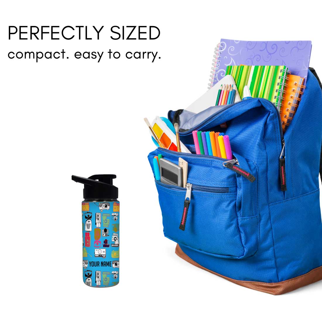 Personalized Bottle With Name - Camera Nutcase