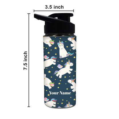 Unicorn Name Bottle Custom Sipper Bottles Nutcase