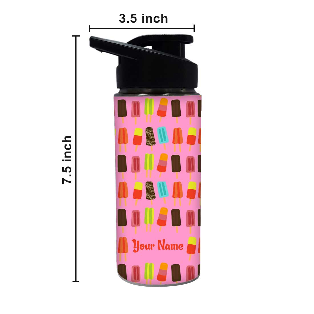 Customized Sipper Bottle For Kids-Ice Candy Nutcase