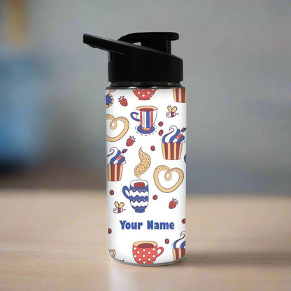 Personalised Sipper Bottle For Kids - Cup of Tea Nutcase