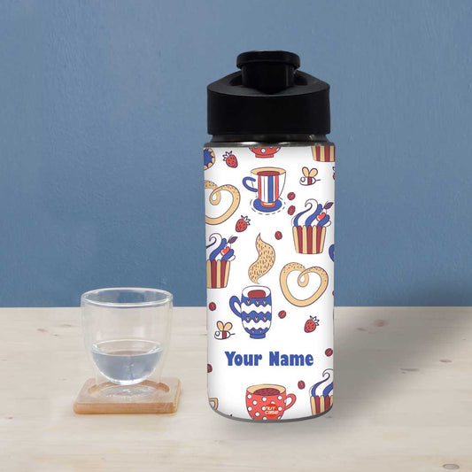 Personalised Sipper Bottle For Kids - Cup of Tea Nutcase