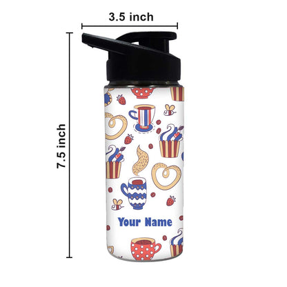 Personalised Sipper Bottle For Kids - Cup of Tea Nutcase