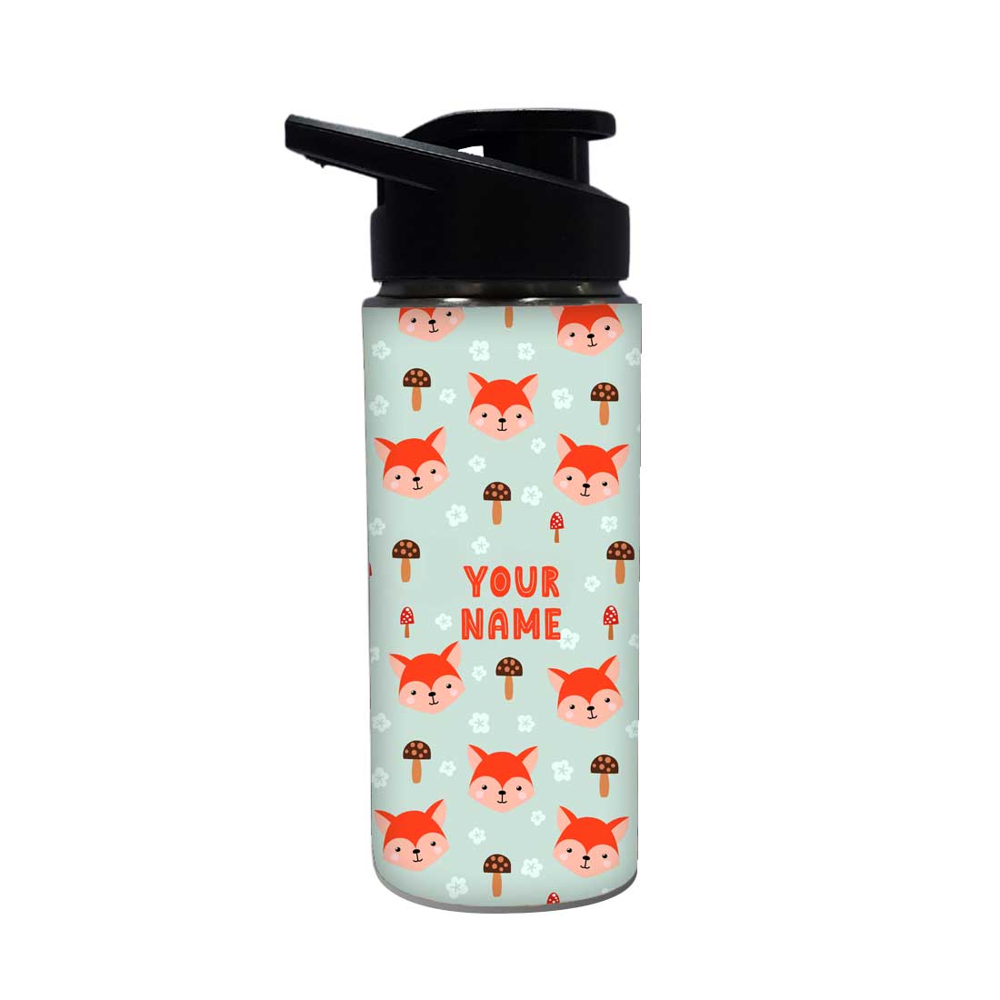 Personalized Bottle with Name-Fox Nutcase