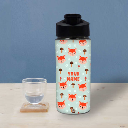 Personalized Bottle with Name-Fox Nutcase