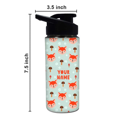 Personalized Bottle with Name-Fox Nutcase