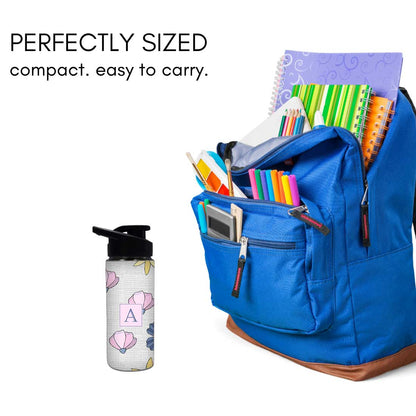 Customised Sipper Bottle With Name - Beautiful Flower Nutcase