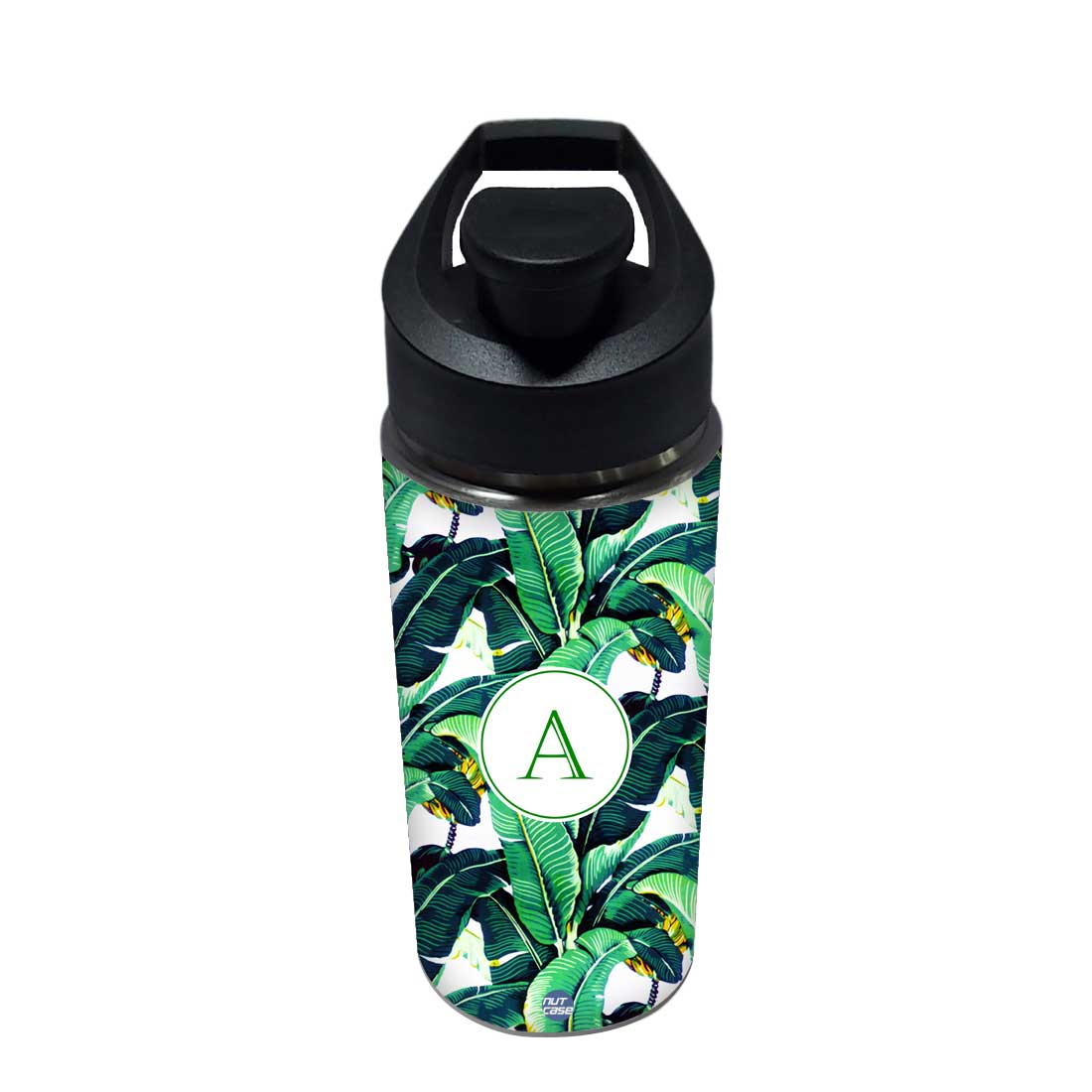 Personalized Bottle With Name - Banana Leaf Nutcase