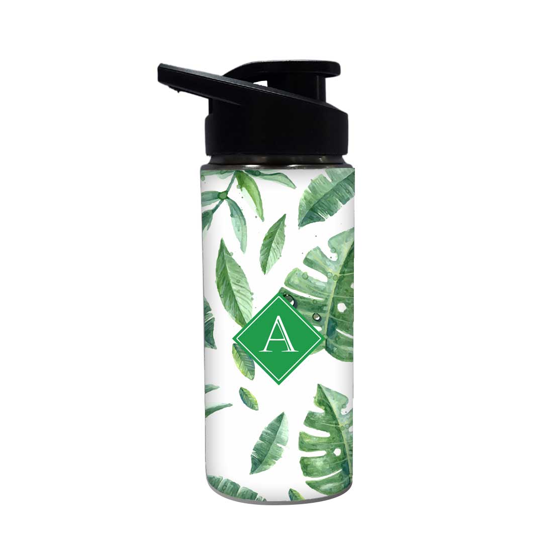 Personalised Sipper Bottle For Kids - Beautiful Leaf Nutcase