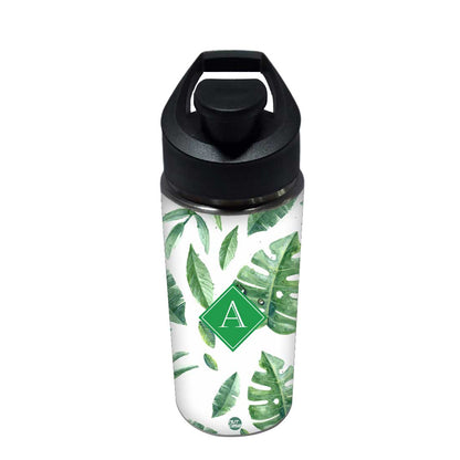 Personalised Sipper Bottle For Kids - Beautiful Leaf Nutcase