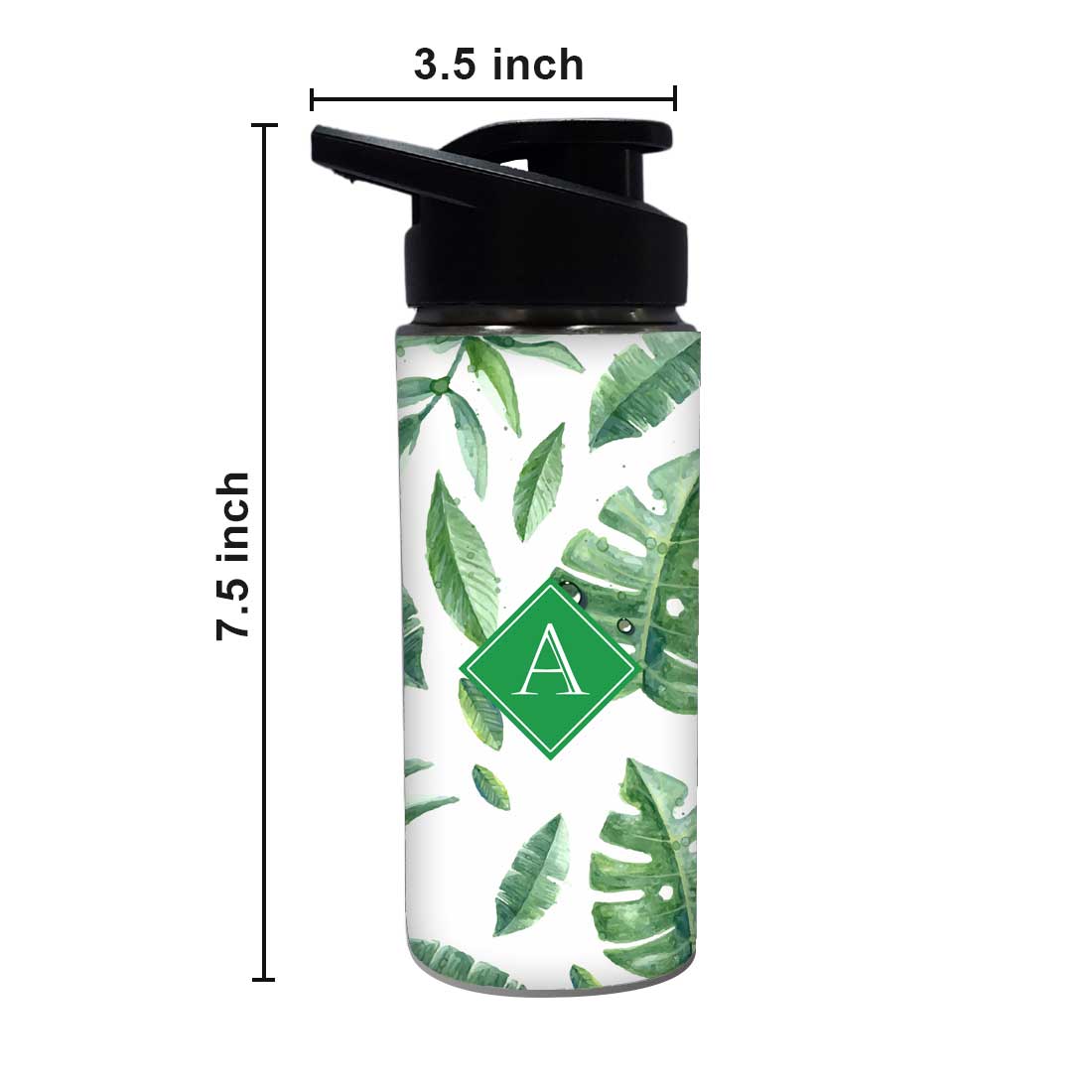 Personalised Sipper Bottle For Kids - Beautiful Leaf Nutcase