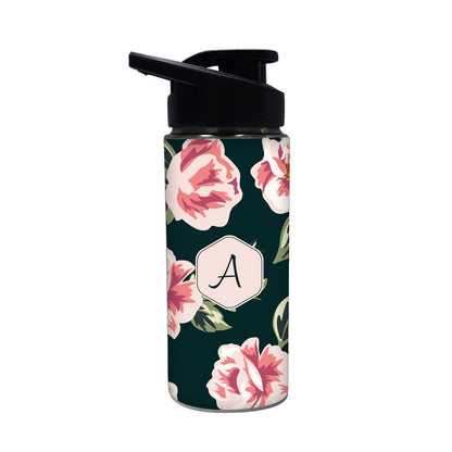 Customized  Sipper Bottle With Name - Flower Nutcase