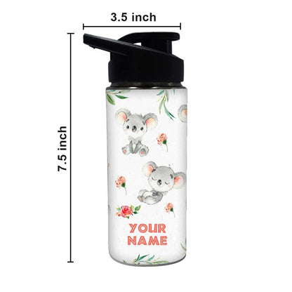 Kids Water Bottle Customised - Cute Koala Nutcase