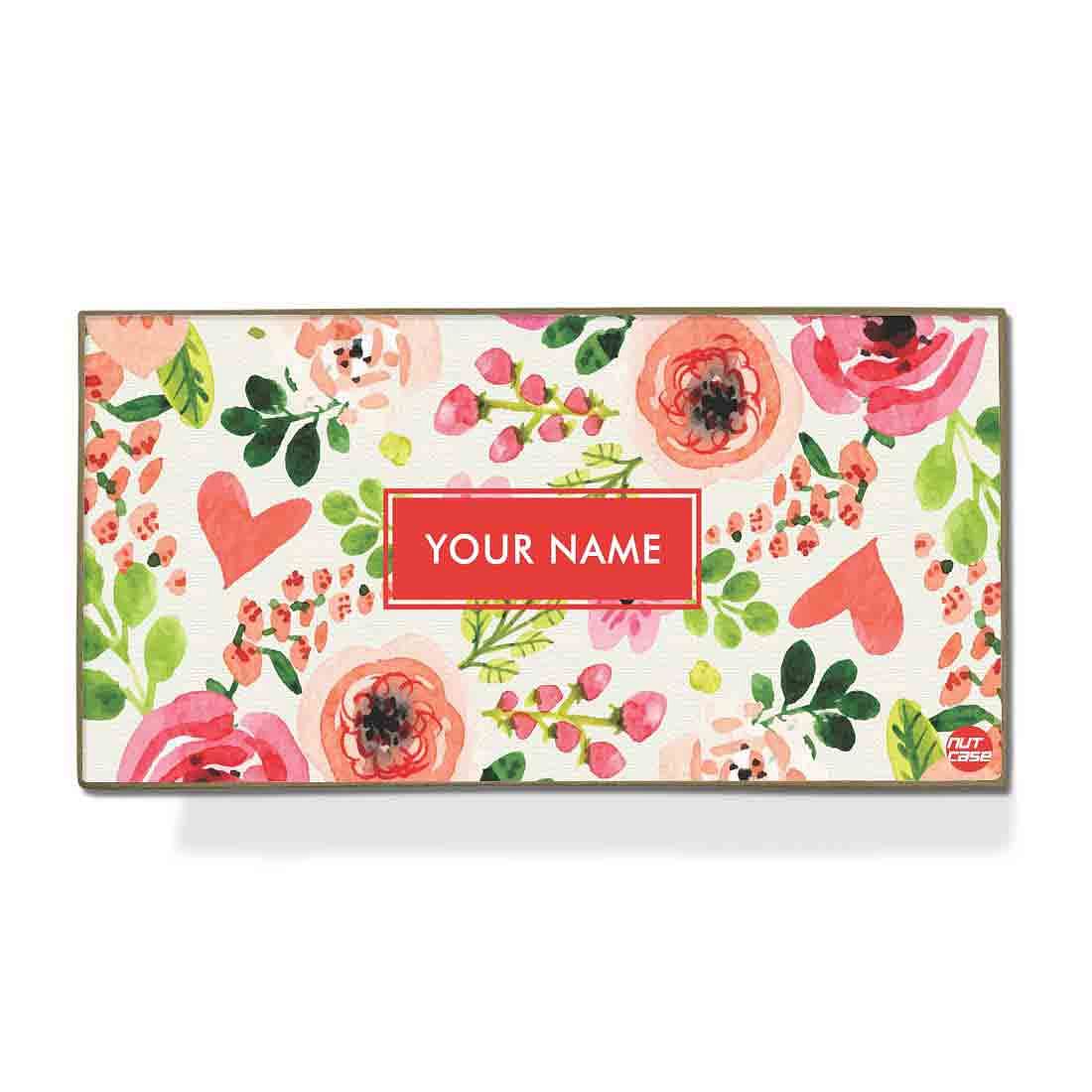 Personalized Stationery for Women Office Desk - Baby Flower Nutcase