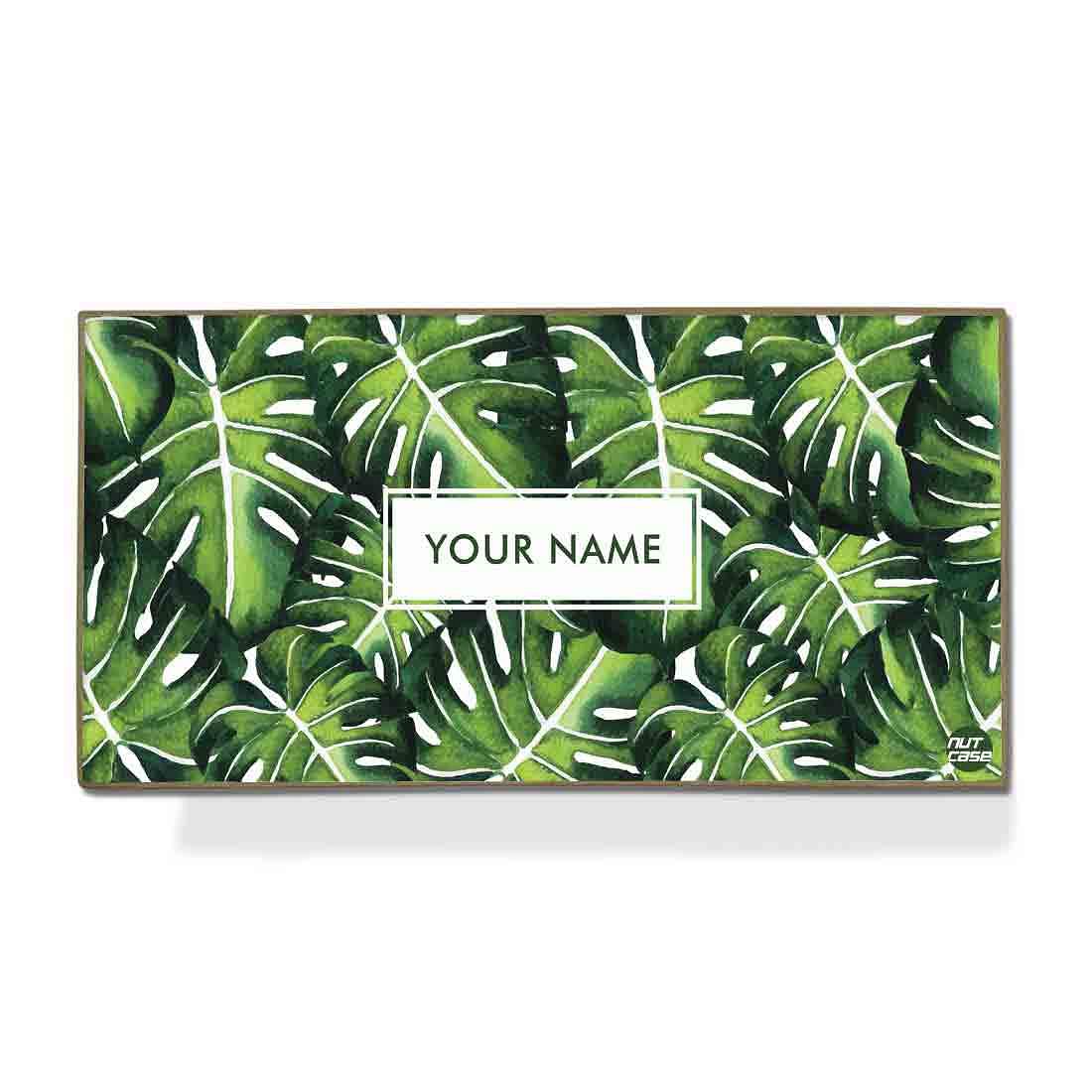 Personalized Stationery Set for Study Table - Monstera Plants Nutcase