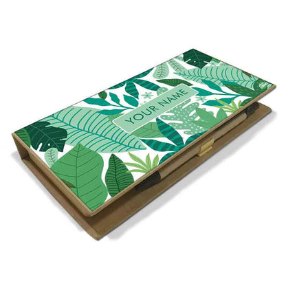 Beautiful Custom Stationary Kit Box Organizer for School - Tropical Nutcase