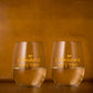 Customized Gin And Tonic Glasses Set of 2 With Gift Box