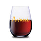 Personalized Stemless Wine Glass for Wines Whiskey Gin Multipurpose Bar Glasses - Add Name