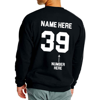 Custom Sweatshirts for Mens Stylish Latest - Name & Number