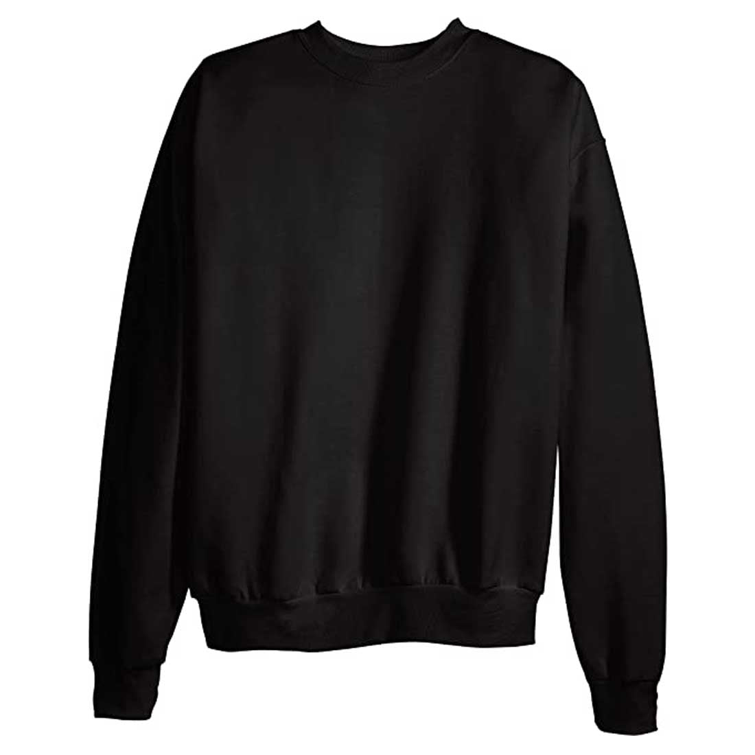 Personalized Black Sweatshirt for Men Full Sleeves - Monogram
