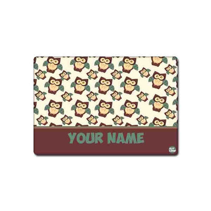 Personalized Place Mat for Kids Dining Table Party Return Gift Ideas - Owl Nutcase