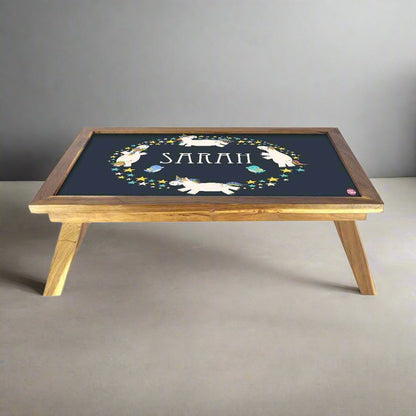 Customized Unicorn Breakfast Table - Unicorn & Bird Nutcase