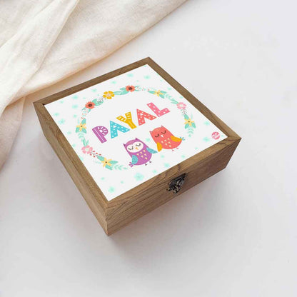 Personalized Cute Jewelry Box for Girls - Cute Owl Nutcase